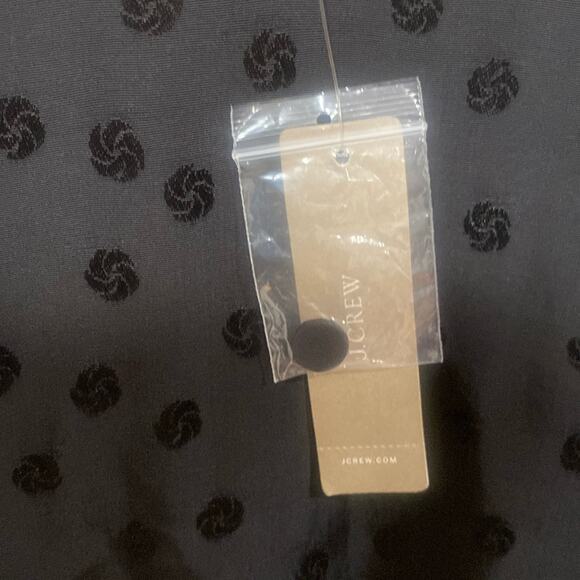 J. Crew black Jacquard Floral Dot Shift Dress - Picture 8 of 14